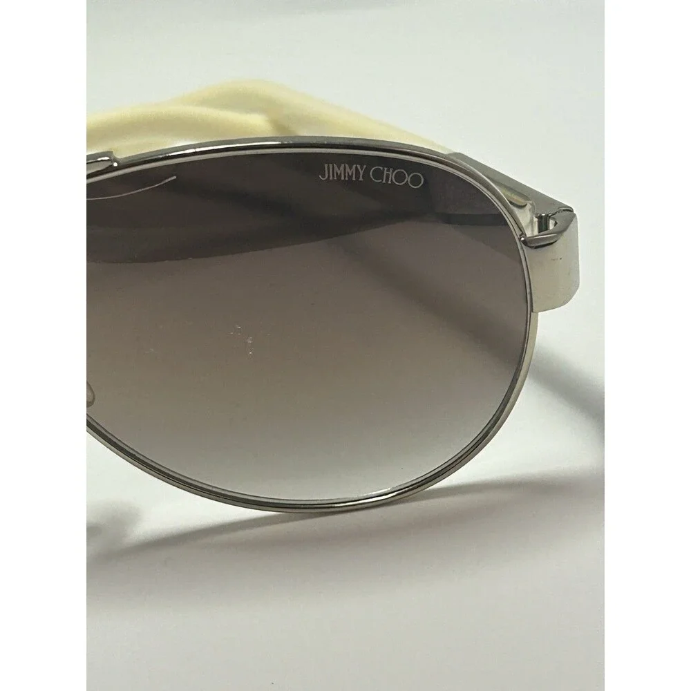 Jimmy Choo BABA/S Light gold cream 59/13/135 WOMAN Sunglasses Used Read